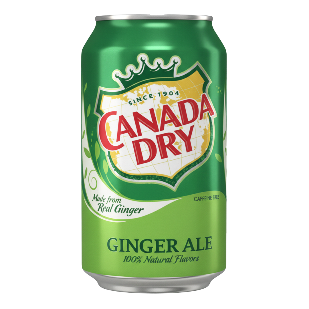 Pack x 12 Canada Dry Ginger Ale Lata