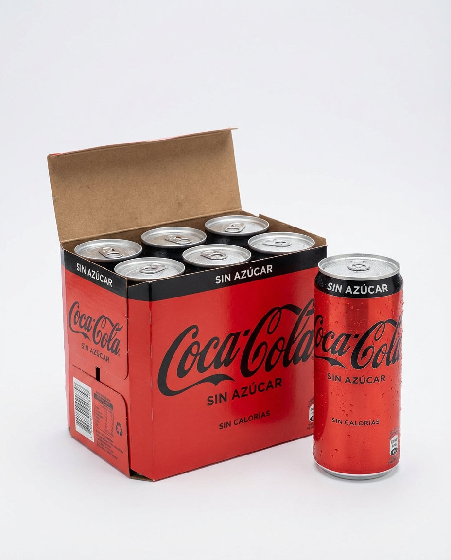 Pack 12 y 35 Coca Cola Zero Lata