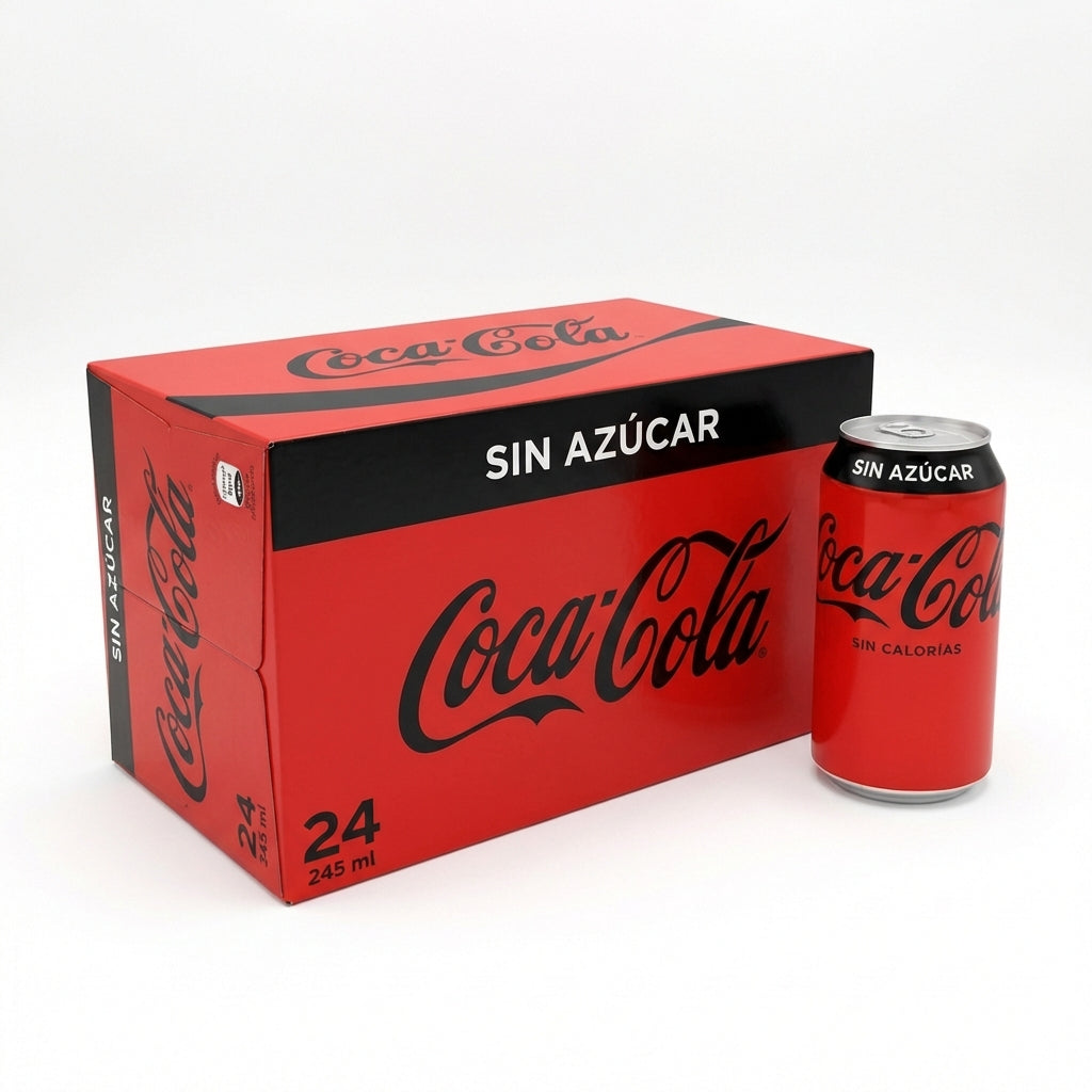 Pack 12 y 35 Coca Cola Zero Lata