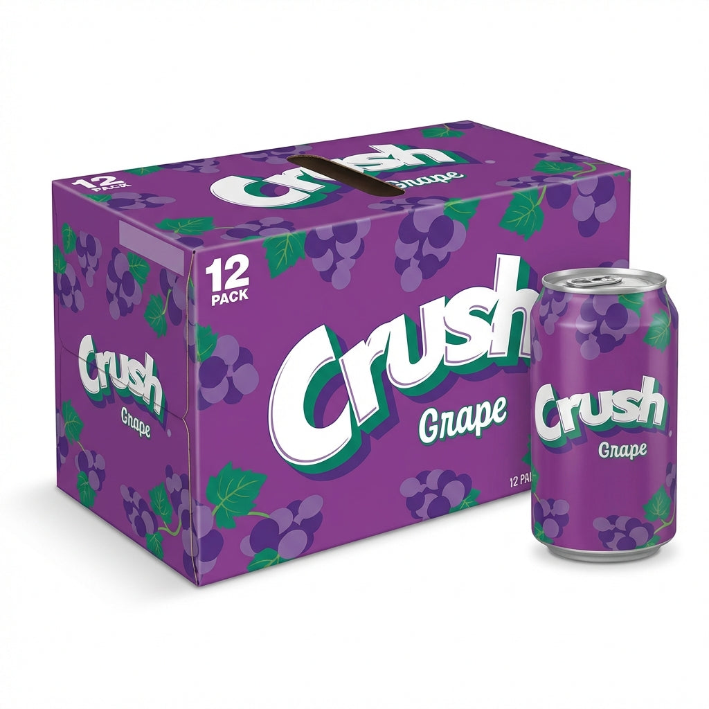 Pack x 12 Crush Grape Lata