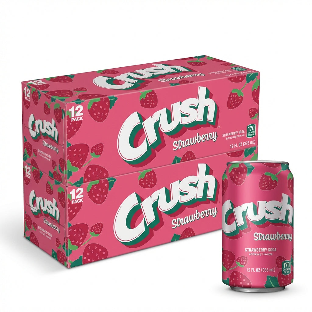 Pack x 12 Crush Fresa Lata