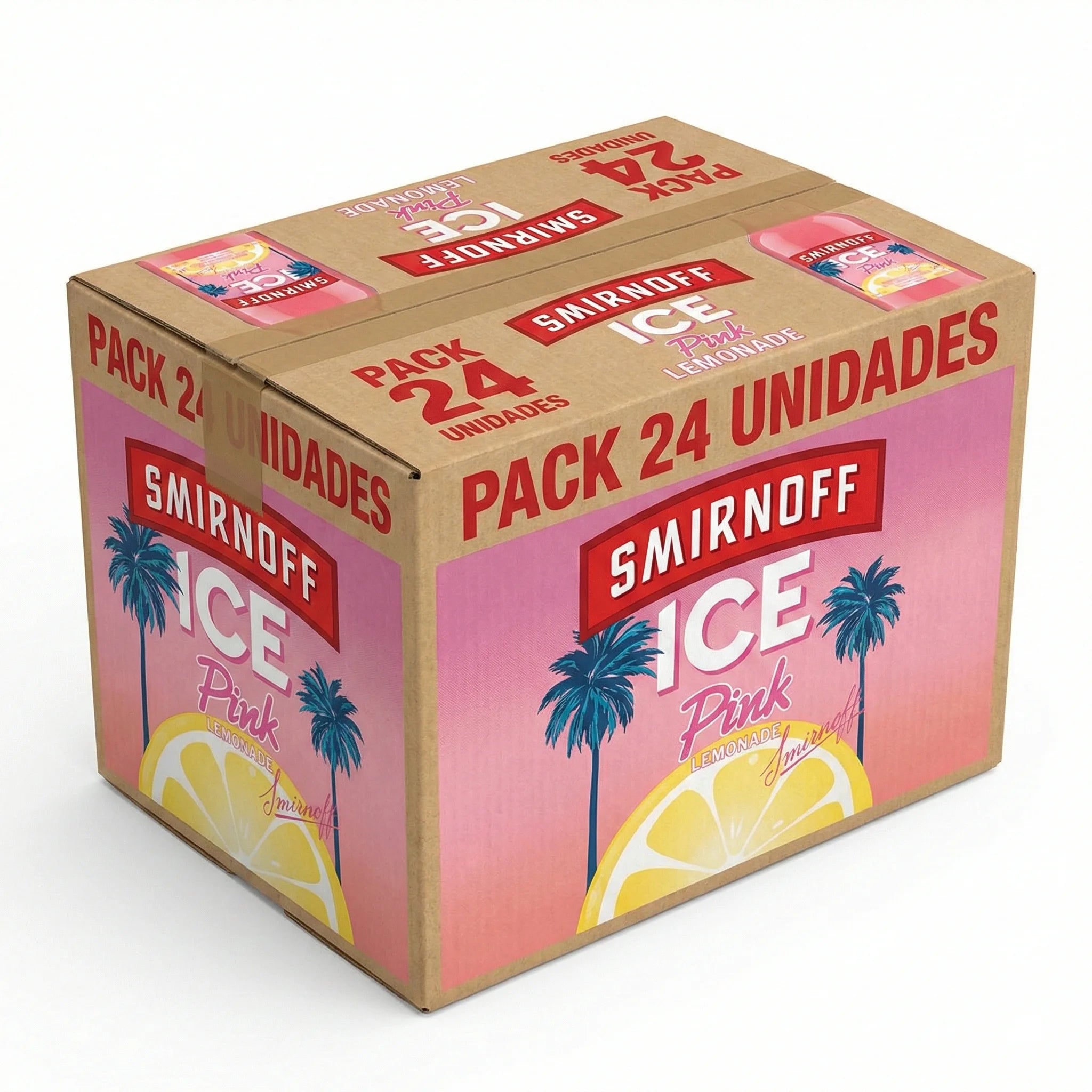 Pack x 24 Smirnoff Pink Botella