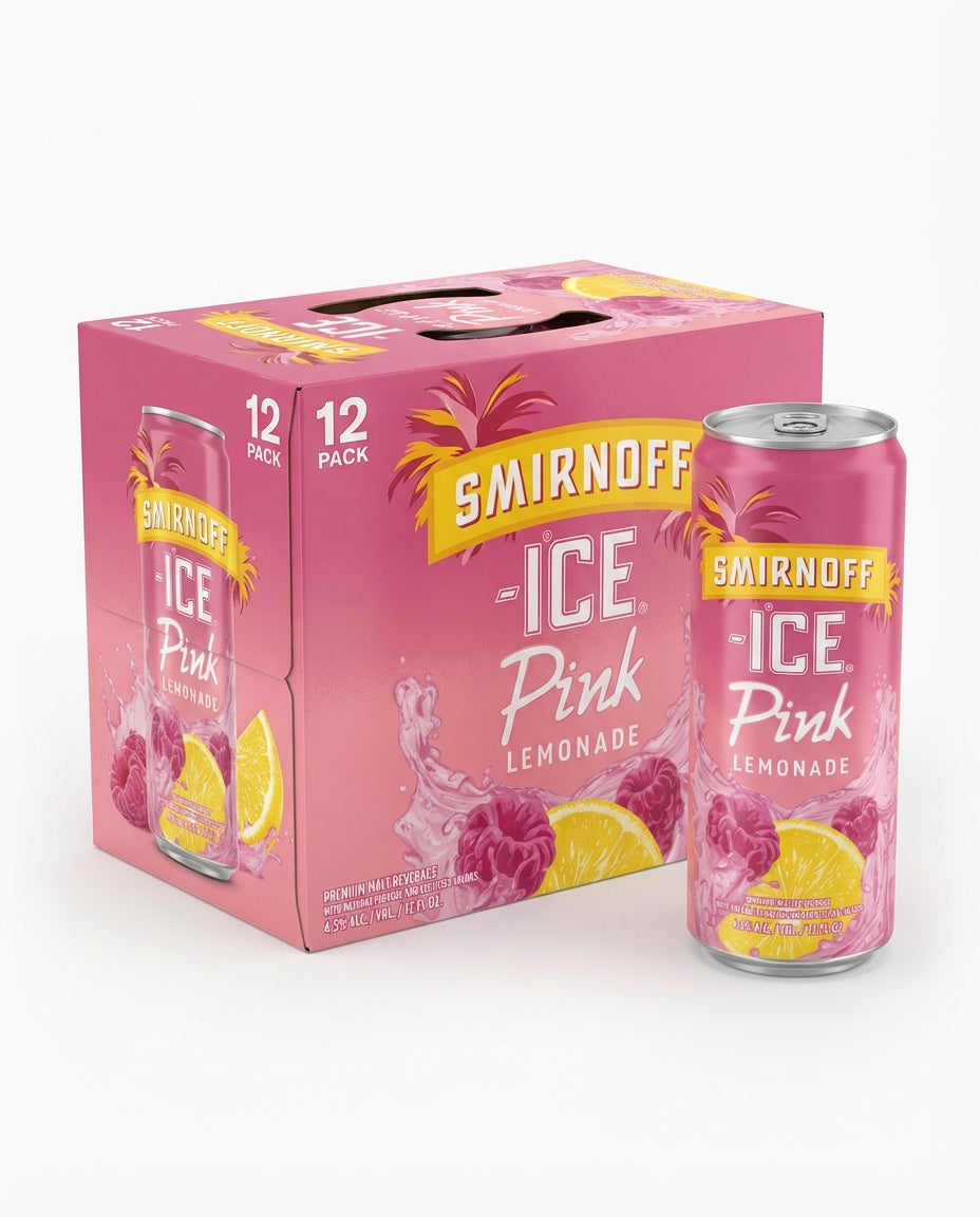 Pack x 12 SMIRNOFF PINK